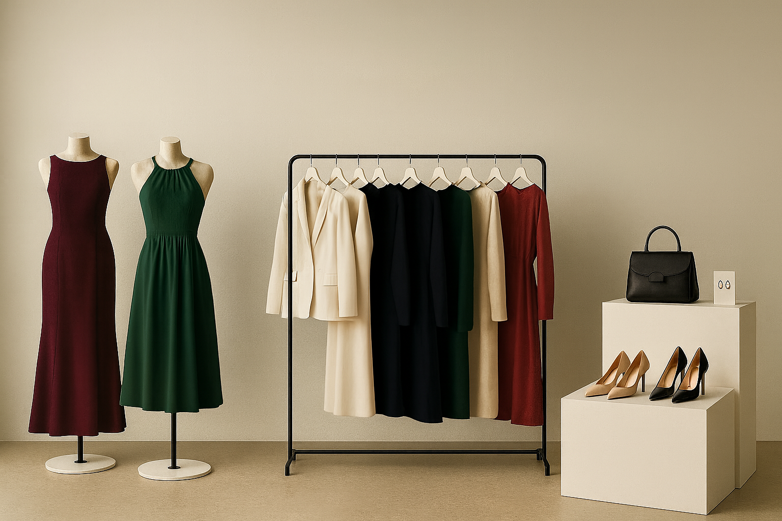 maak de zelfde foto maar dan dat je iets andere kleuren gebruikt voor de kleding en haal de woorden fashion store weg