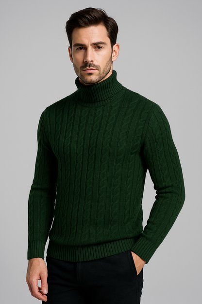 Anthony - Knitted Roll Neck Jumper